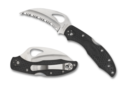 Spyderco Byrd Hawkbill Lightweight Black