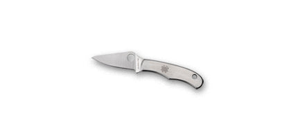 Load image into Gallery viewer, Spyderco Bug Stainless Plain
