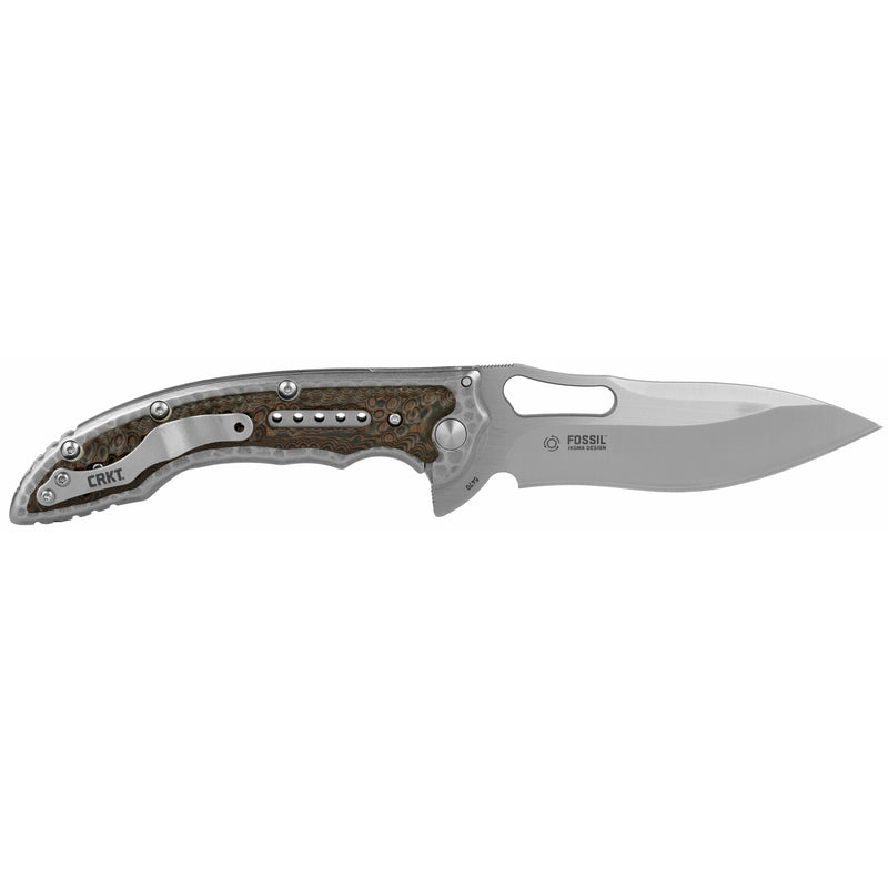 Load image into Gallery viewer, Crkt Fossil 3.96&quot; Plain Edge
