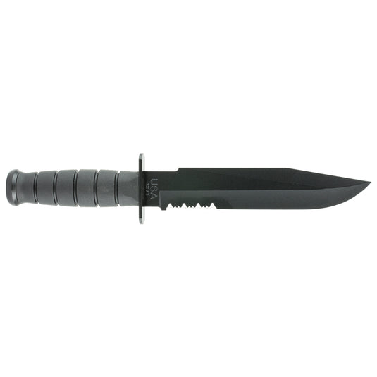 Kbar Fighter 8" Plain Edge Black