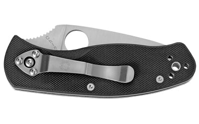 Load image into Gallery viewer, Spyderco Persistence Black G10 Plain Edge
