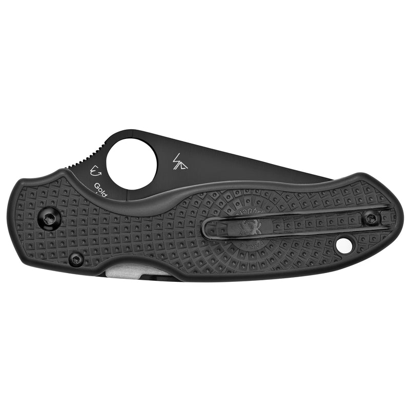 Load image into Gallery viewer, Spyderco Para 3 Lightweight Plain Edge Black Blade
