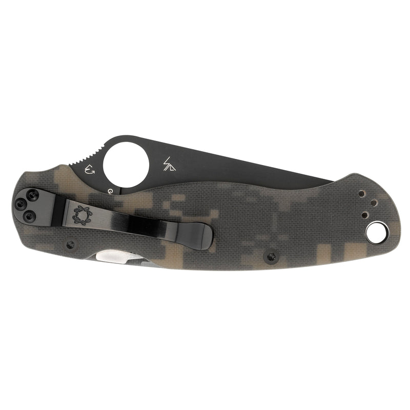 Load image into Gallery viewer, Spyderco Para Military2 Camo G10 Plain Edge
