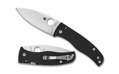 Spyderco Bodacious Blk/slv S30v Srtd