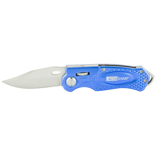 Accusharp Sport Knife Blue