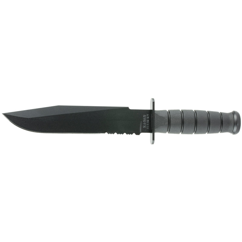 Load image into Gallery viewer, Kbar Fighter 8&quot; Plain Edge Black
