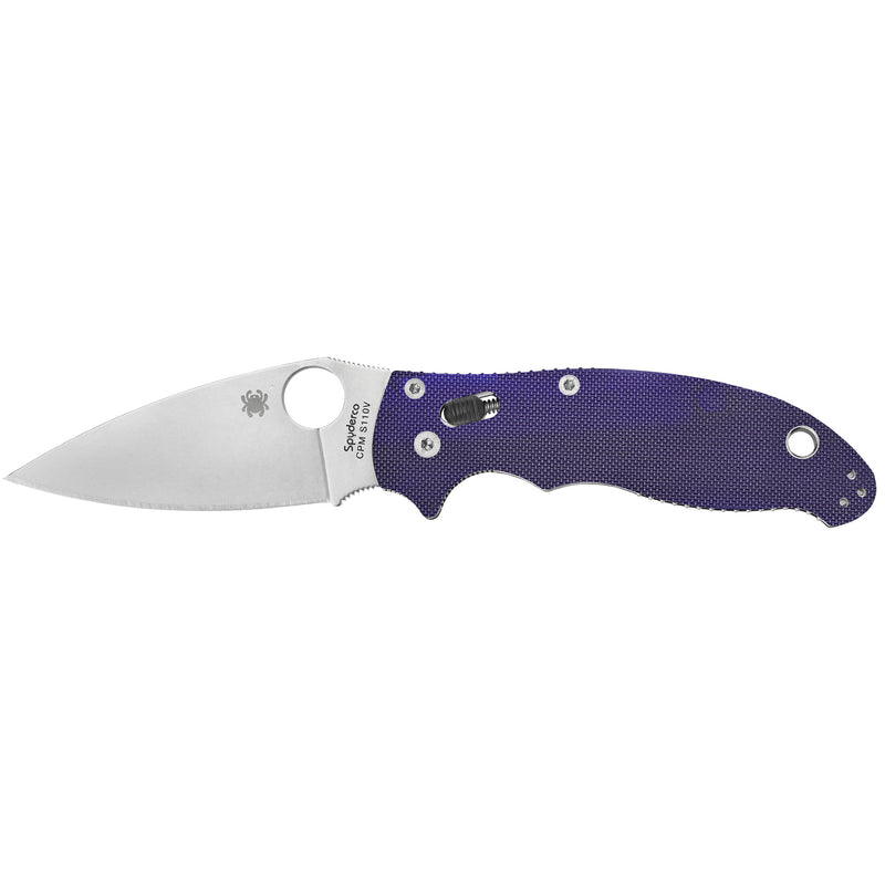 Load image into Gallery viewer, Spyderco Manix 2 G-10 Dark Blue CPM S110V
