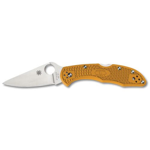 Spyderco Delica 4 Orange FRN Handle