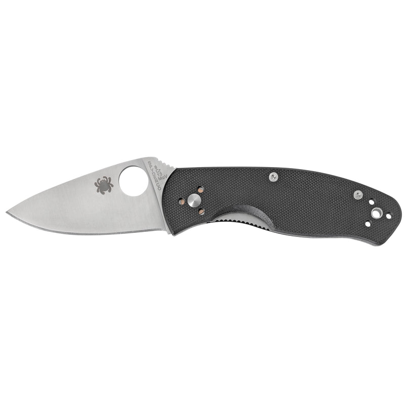 Load image into Gallery viewer, Spyderco Persistence Black G10 Plain Edge
