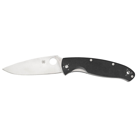 Spyderco Resilience Black G10 Plain Edge