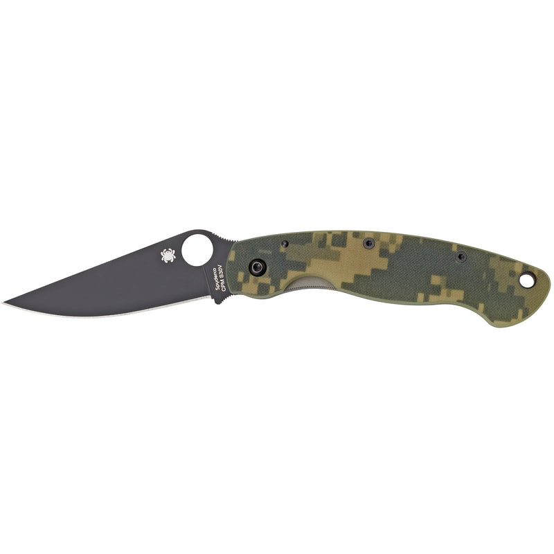 Load image into Gallery viewer, Spyderco Military Model G-10 CPM-S110V (Camo &amp; Blue Options)
